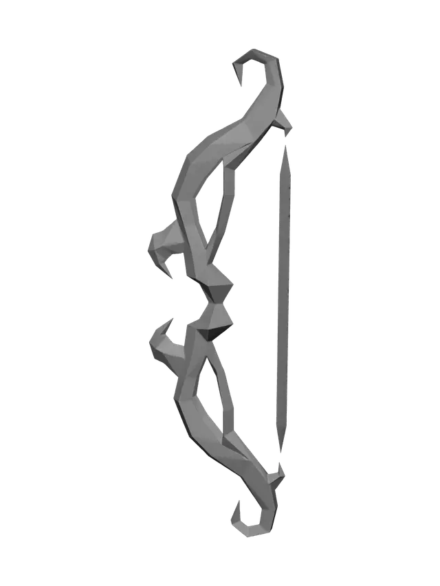 3D model for Stylized Twisted Bow