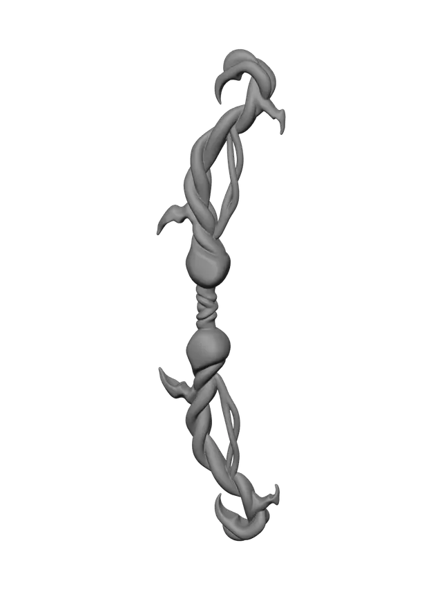 3D model for Low-Poly Twisted Bow