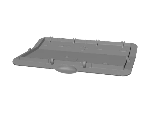 3D model for Black plastic access hatch panel