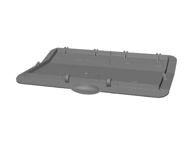 3D model for Black plastic access hatch panel