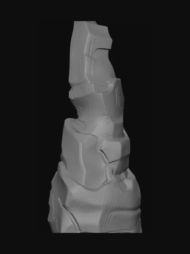 3D model for Serpent Glyph Rock