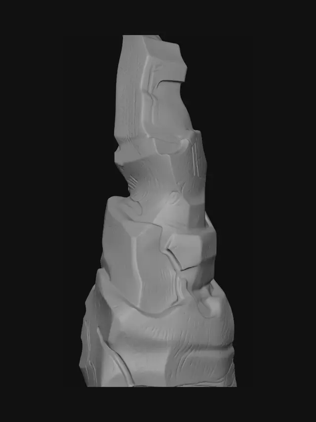3D model for Serpent Glyph Rock
