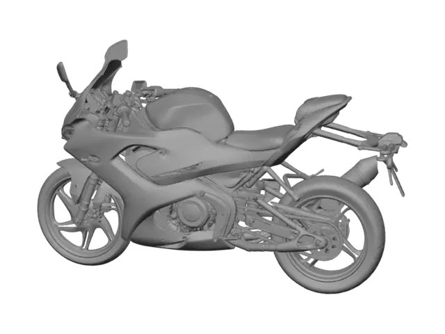 3D model for Crimson Storm Sportbike