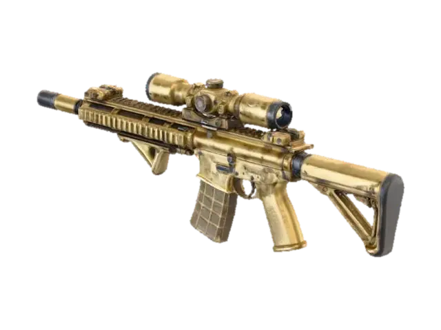 Camouflage Marksman Rifle - Tactics 3D model, vytvořený pomocí AI