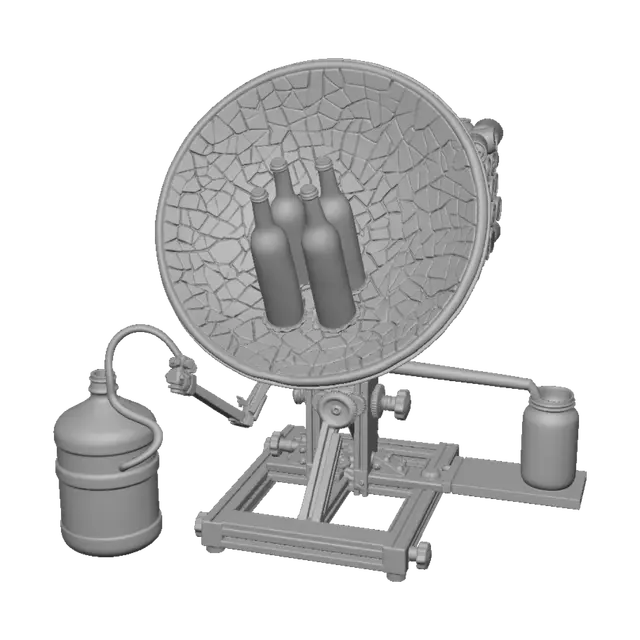 3D model for EcoSifón Térmico de Gravedad