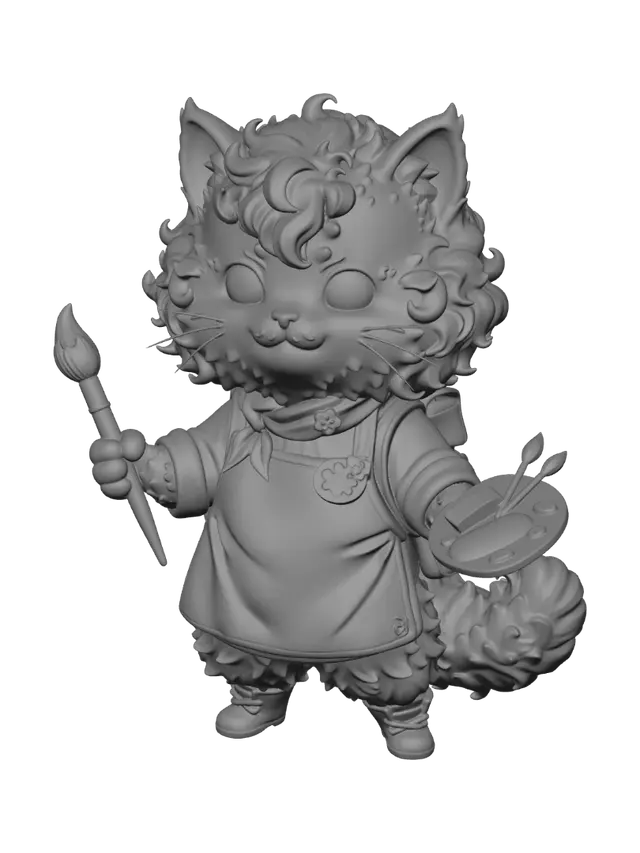 3D model for Alpaca Artist