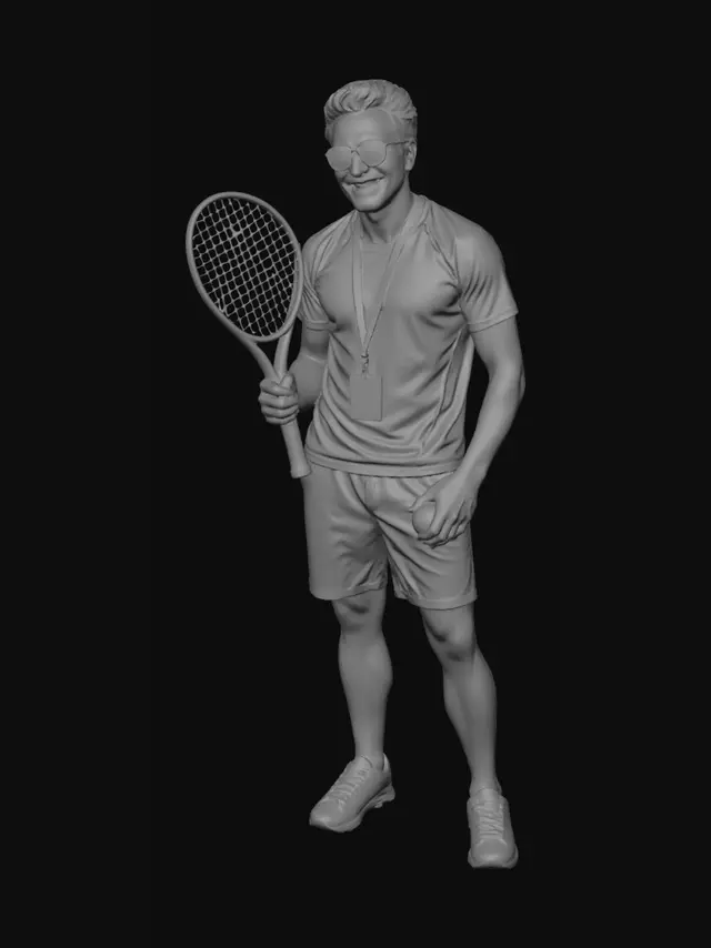 3D model for Dentist on the Tennis Court