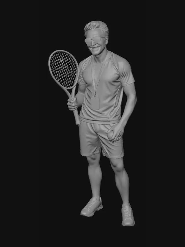 3D model for Dentist on the Tennis Court