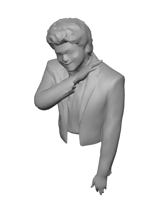 3D model for Dapper Dab Pose