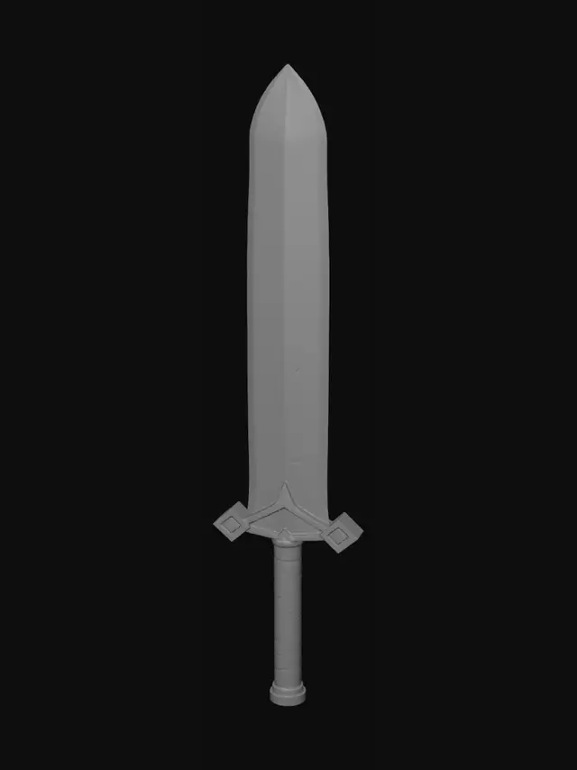 3D model for Diamondguard Longsword