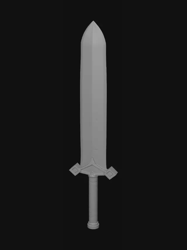 3D model for Diamondguard Longsword