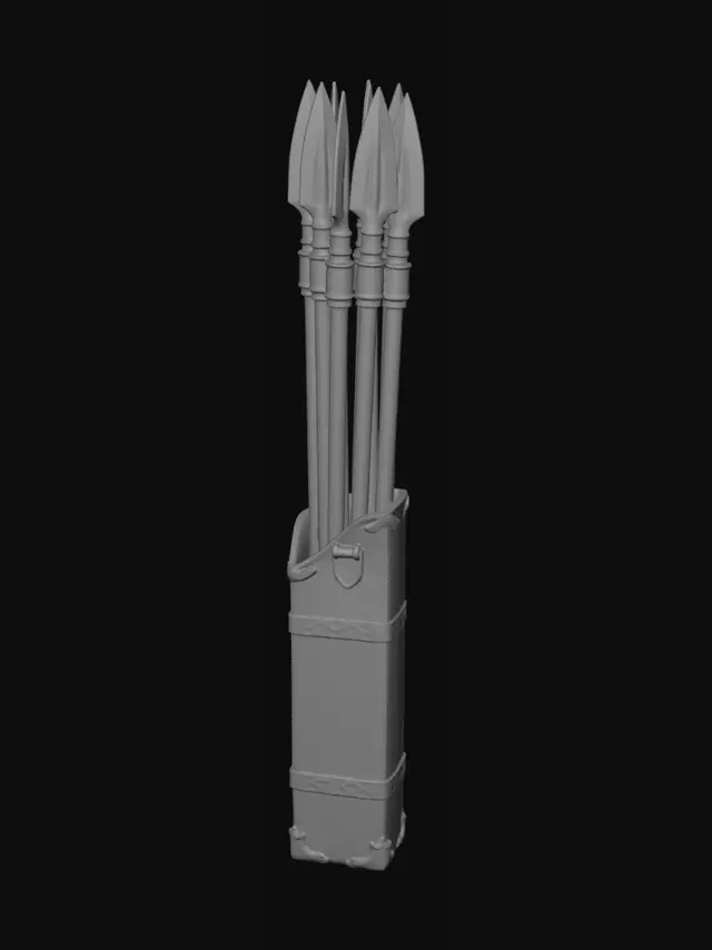 3D model for Five Spearheads