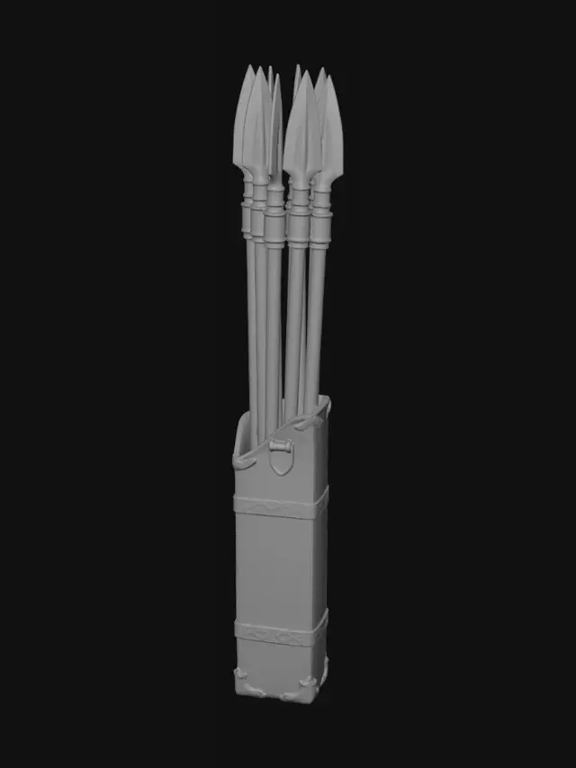 3D model for Five Spearheads
