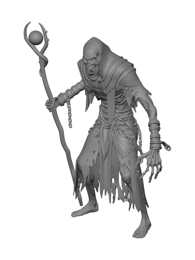 3D model for Skullbound Warden