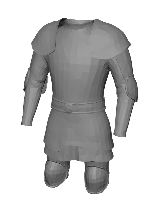 3D model for Gilded Lion Armor