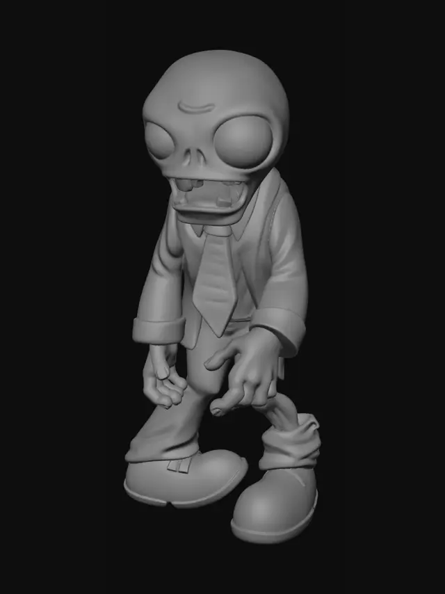 3D model for Zombified Office Worker