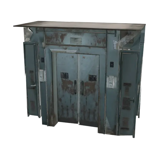 3D model for Old creepy facility elevator