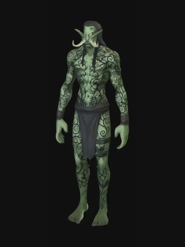 3D model for Verdant Warlord