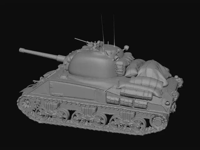 3D model for Viva España Tank in a War-Torn Town