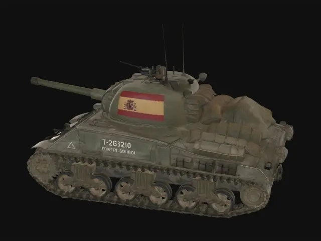 3D model for Viva España Tank in a War-Torn Town