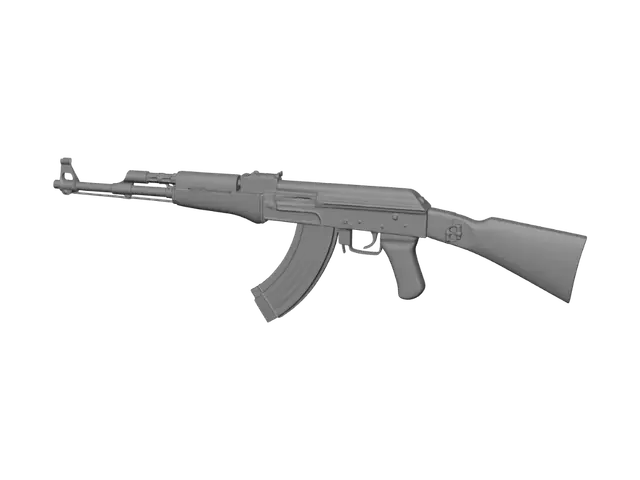 3D model for AK-47 Rifle