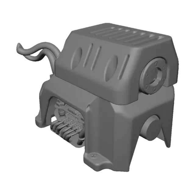 3D model for Heat sink over exposed electronics