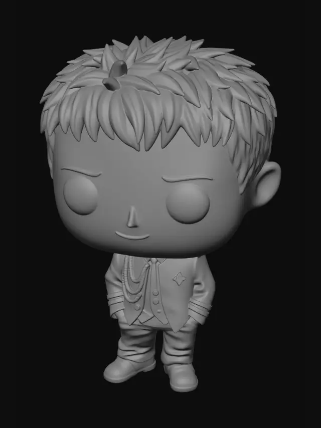 3D model for Gentleman in White