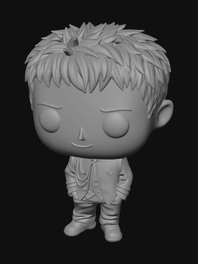 3D model for Gentleman in White