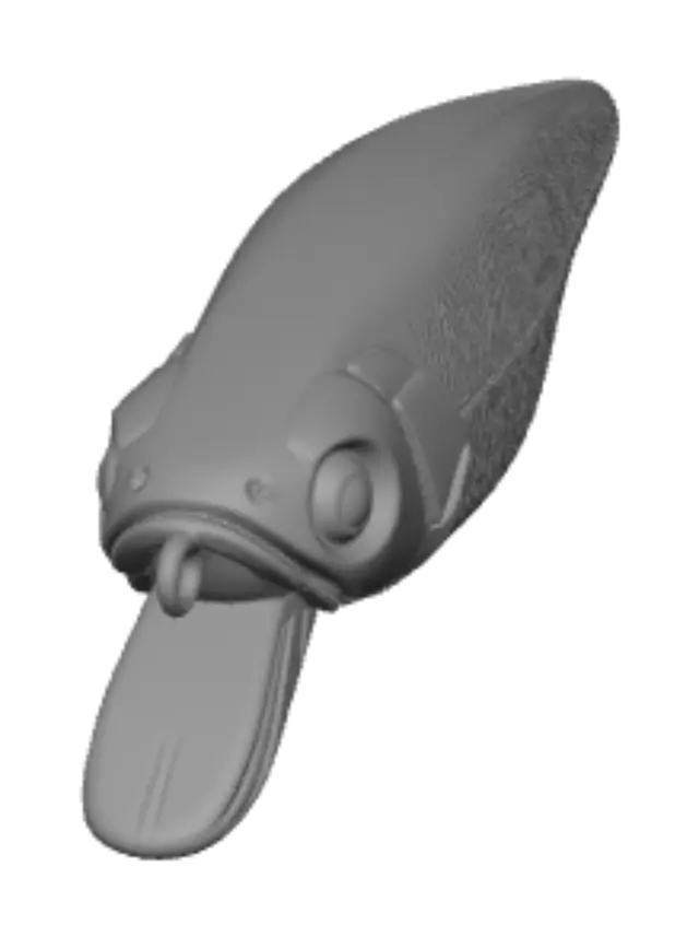 3D model for Emerald Striped Crankbait