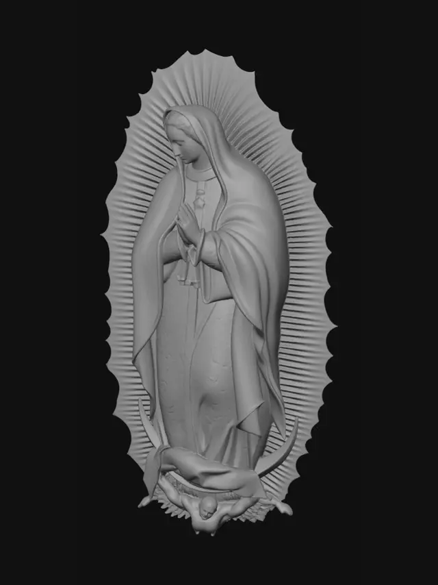 3D model for Our Lady of Guadalupe
