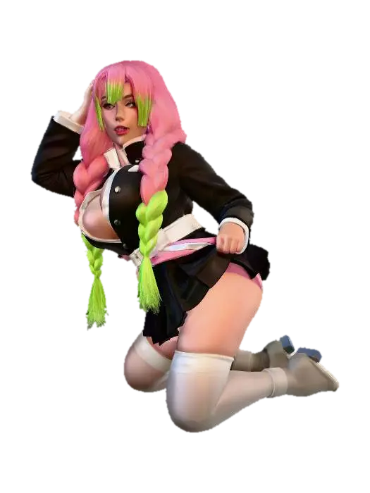 mitsuri - Kimetsunoyaiba 3D model, vytvořený pomocí AI