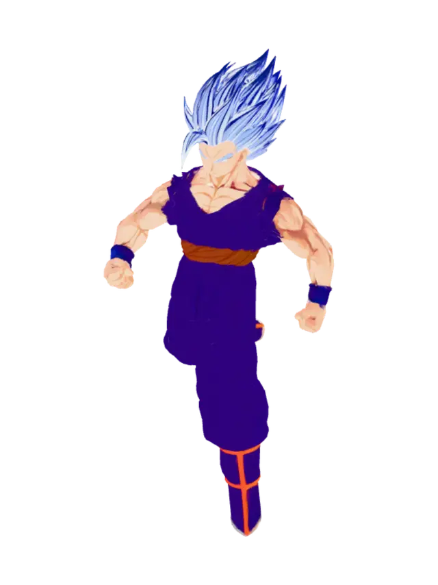 gohan beast - Super 3D model, vytvořený pomocí AI