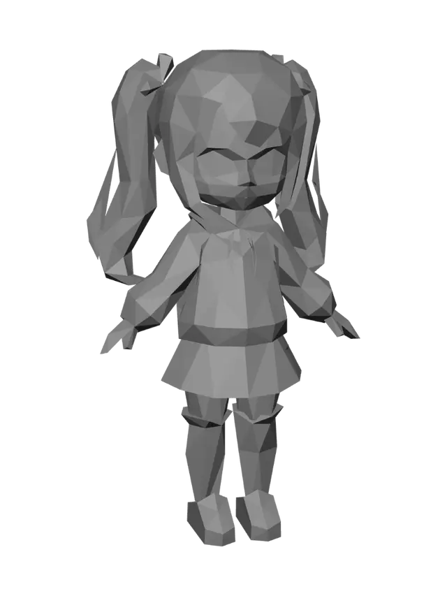 3D model for Pastel Bunny Hoodie
