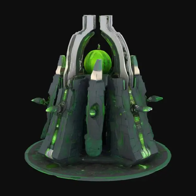 3D model for Necron Monolith