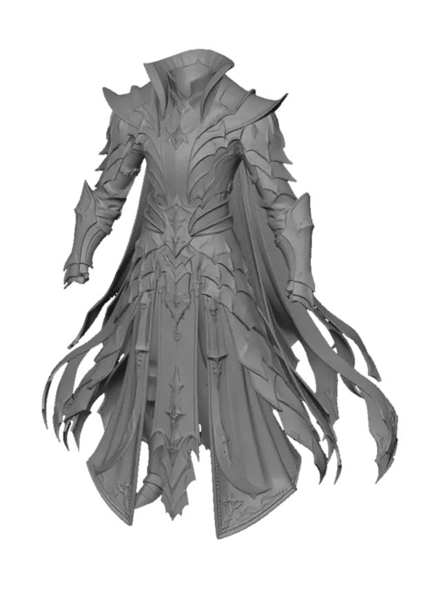 3D model for Crystalline Nightfall Regalia