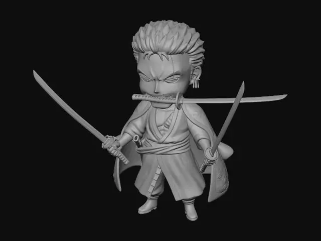 3D model for Eu irei utilizar esse modelo para criar um NPC no meu servidor de Ragnarok online
Esse modelo tem que ser baseado no Roronoa Zoro de One Piece na saga de Wano