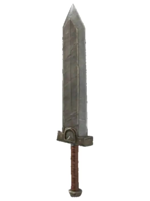 Greatsword of Shadows 3D model, vytvořený pomocí AI