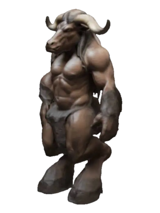 sample (4) - Gentileschi 3D model, vytvořený pomocí AI