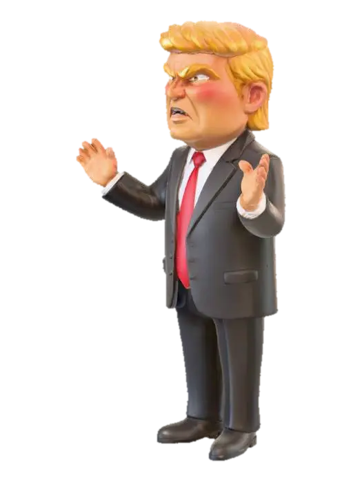 Donald Trump - Politics 3D model, vytvořený pomocí AI