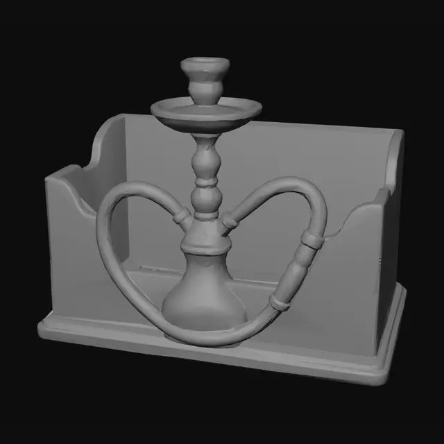 3D model for Monochrome Hookah
