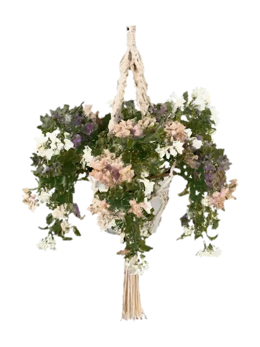 Macramé Blooms - Macrame-3D-modell, genererad av AI