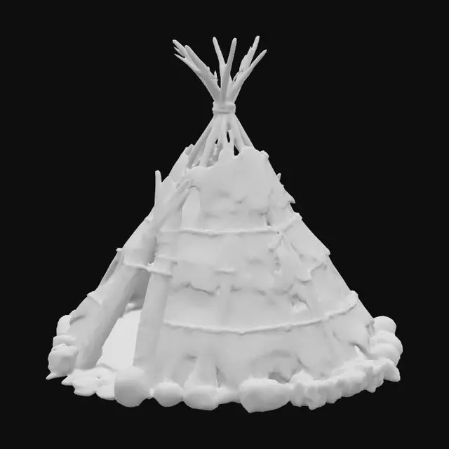 3D model for Nordic Teepee, viking