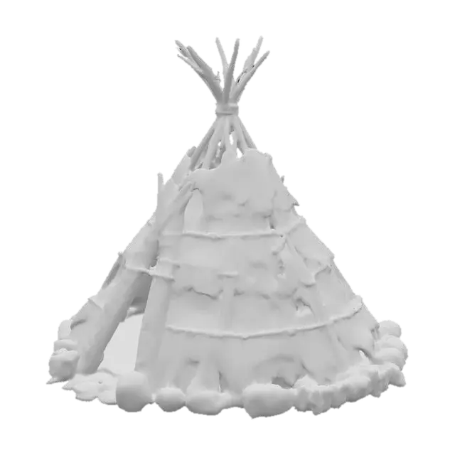 3D model for Nordic Teepee, viking

