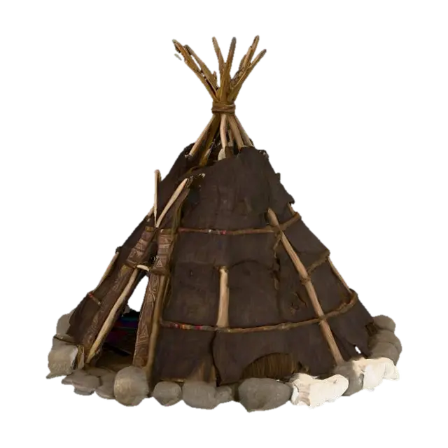 3D model for Nordic Teepee, viking

