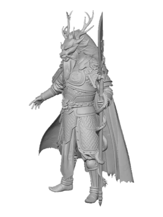 3D model for 辰龙（九天司雨）