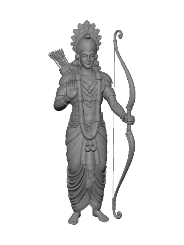 3D model for Krishna the Divine Archer
