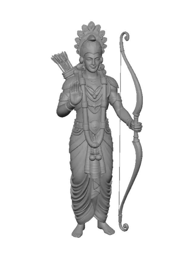 3D model for Krishna the Divine Archer
