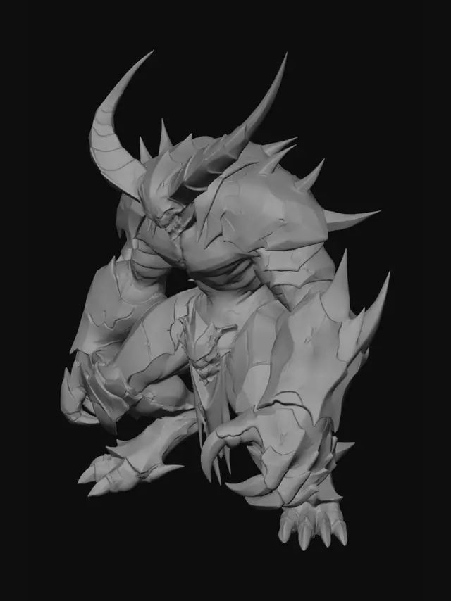 3D model for Obsidian Behemoth