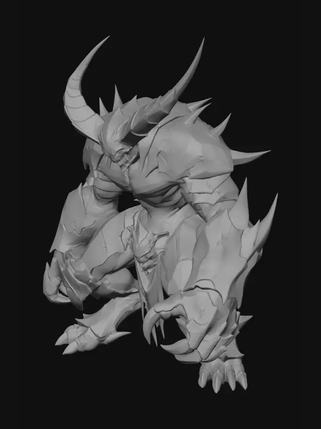 3D model for Obsidian Behemoth