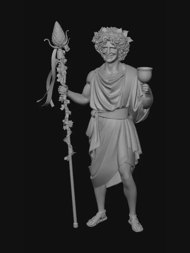 3D model for Bacchus Among the Vines
